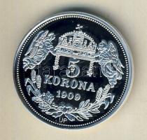 DN "Királyi koronák/1909 5K - III.István" Ag emlékérem 20g T:PP Csak 2000db, tanúsítvánnya...