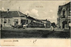 1903 Békéscsaba, Vasút utca, Pénztár egyesület, Kugel Sámuel üzlete (EB)