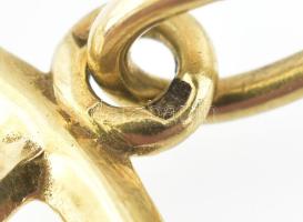 Arany (Au) 14K medál, jelzett, d: 3 cm, nettó: 4,5 g