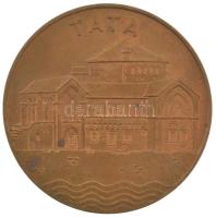 DN "Tata / Társadalmi munkáért" bronz emlékérem (50mm) T:AU patina