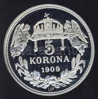 DN "Királyi koronák/1909 5K - Mátyás" Ag emlékérem 20g T:PP Csak 2000db, tanúsítvánnyal!