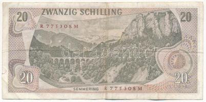 Ausztria 1967. 20Sch T:F 
Austria 1967. 20 Schilling C:F