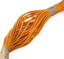 Dekoratív függönykötő, paszományszerű díszítéssel, h: 110 cm