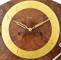 Kienzle art deco falióra, kulccsal, kopással, jelzéssel, 34x26 cm NEm működik