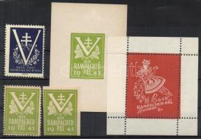 1942-43, 1946 Rampacher Pál Buék sora 5 db