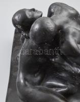Kocsis András (Andor) (Kolozsvár, 1905-Budapest, 1976): Ölelkezők, szoborterv. 1950 körüli köztéri s...