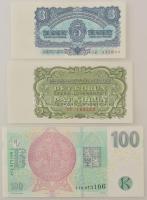 Csehszlovákia 1961. 3K + 5K + Csehország 2018. 100K T:UNC,AU
Csehszlovákia 1961. 3 Korun + 5 Korun ...