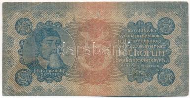 Csehszlovákia 1921. 5K T:VG Czechoslovakia 1921. 5 Korun C:VG Krause P#15