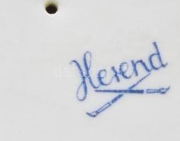 Herendi porcelán csizmás kandúr, kézzel festett, II. oszt, jelzett, hibátlan, m: 16 cm