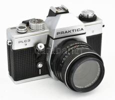 Praktica PLC3 fényképezőgép, Carl Zeiss Pancolar electric 1,8/50 objektívvel, tokjában, jó állapotba...