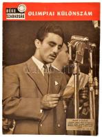 1952 Béke és Szabadság, olimpiai különszám (III. évf. 32. sz.), 1952. aug. 10., a címlapon Papp László olimpiai bajnok ökölvívó, fekete-fehér fotókkal.