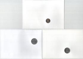 5db-os érmés boríték tétel, mind különféle és német nyelvű tájékoztatóval, benne: Lettország, Costa ...