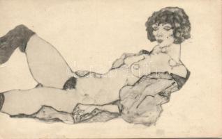 Egon Schiele, akt