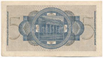 Német Harmadik Birodalom / Német megszállt területek 1940-1945. 5M T:F szép papír German Third Empir...