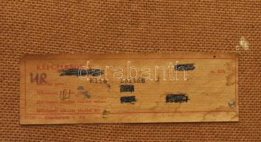 Klie Zoltán (1897-1992): Ősz. Olaj, farost, jelzett. Hátoldalán autográf felirattal és Képcsarnok Vá...