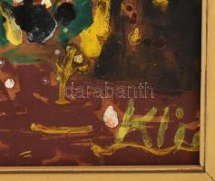 Klie Zoltán (1897-1992): Ősz. Olaj, farost, jelzett. Hátoldalán autográf felirattal és Képcsarnok Vá...