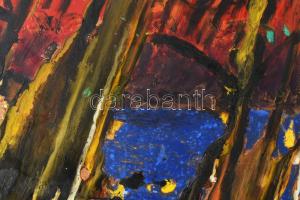 Klie Zoltán (1897-1992): Ősz. Olaj, farost, jelzett. Hátoldalán autográf felirattal és Képcsarnok Vá...