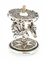 Ezüst(Ag) körhinta, jelzett, m: cm, nettó: 18,2 g
