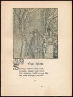 Migray József: Magasban. Nagy Sándorék rajzaival, ebből 14 egész oldalas, szecessziós rajz. Bp., 191...