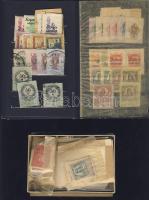 1854-1966 Több száz okmánybélyeg (120 klf) + 140 külföldi (ca 17.000)