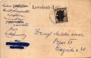 Eger, Széchenyi utca. Art Nouveau, floral (fl)