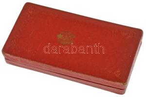 1949. "A Magyar Népköztársasági Érdemérem arany fokozata" aranyozott, zománcozott bronz ki...