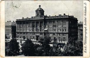 1917 Wien, Vienna, Bécs; K.u.k. Militärgeographisches Institut (Gebäude A) / Austro-Hungarian Military Geography Institute (Rb)