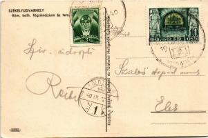 1940 Székelyudvarhely, Odorheiu Secuiesc; "Könnyünk Küküllő, otthonunk Udvarhely, vigaszunk Ist...