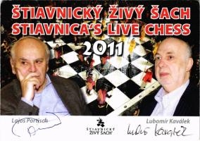 2011 Stiavnicky Zivy Sach / Stiavnica's Live Chess / Cseh élő sakk: Lajos Portisch és Lubomír Kaválek (non PC)