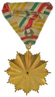 1984. "A Magyar Népköztársaság Csillagrendje" aranyozott, zománcozott bronz kitüntetés mel...