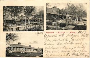 1905 Brassó, Kronstadt, Brasov; Hohe Warte / Magas pihenő vendéglő és szálloda / inn, restaurant and hotel (EK)