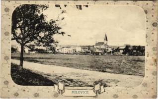 Milovice, Milowitz; general view. Floral (EK)