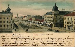 1902 Arad, Andrássy tér, Sörcsarnok és étterem / square, beer hall and restaurant