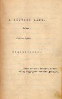 J. M. N.: A féltett lány. hn., 1940, Magánkiadás, 51 p. Gépirat. Papírkötésben. Erotikus, pornográf kiadvány.