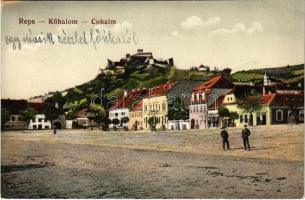 1915 Kőhalom, Reps, Rupea; Fő tér. Kasper &amp; Kellner kiadása / main square (EK)