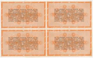 1946. 100.000.000AP (4x) négyes ívben, ívből kivágva, nem vízjeles papíron T:F / 
Hungary 1946. 100...