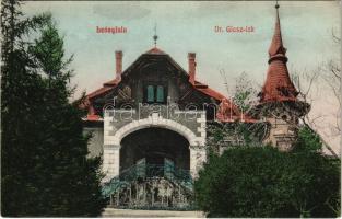 Leányfalu, Dr. Glosz lak, villa. Roth Ede vendéglős kiadása (EK)