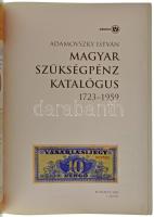 Adamovszky István: Magyar szükségpénz katalógus 1723-1959. Budapest, 2008. Használt, de jó állapotba...