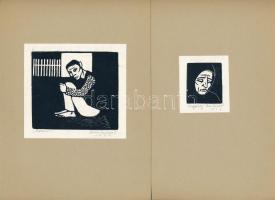 Iván Szilárd tíz fametszete. Varga Nándor Lajos előszavával. Bp., 1937, [O. M. Képzőművészeti Főisko...