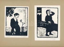 Iván Szilárd tíz fametszete. Varga Nándor Lajos előszavával. Bp., 1937, [O. M. Képzőművészeti Főisko...