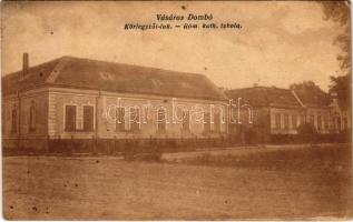 1924 Vásárosdombó, Körjegyzői lak, Római katolikus iskola (EK)