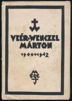 Radványi Károly: Veér-Wenczel Márton kisgrafikái. Irta és összeáll.: - -. A Magyar Exlibrisgyűjtők és Grafikabarátok Egyesülete XV. kiadványa. Nagyvárad, 1942, MEGE,(Kálvin-ny.),1 (felragasztott fénykép) t.+4 p.+10 (kétoldalas táblák, táblánként 2 ex libris-szel, összesen 20. Az utolsó tábla ceruzával jelzett) t. Kiadói zsinórfűzött papírkötés, szakadt, kissé foltos borítóval. Számozott (17./160), a szerző által DEDIKÁLT példány.