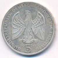 Német Szövetségi Köztársaság 1970F 5M Ag "Beethoven" T:XF patina
Federal Republic Germany...