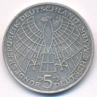 Német Szövetségi Köztársaság 1973J 5M Ag "Kopernikusz születésének 500. évfordulója" T:XF
...