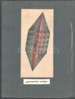 Galambos Margit (?-?), működött 1920-30 körül: Portfolio 3 db mappában, össz. 36 db rajzzal. Ceruza,...