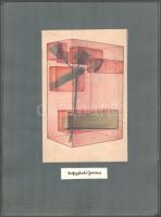 Galambos Margit (?-?), működött 1920-30 körül: Portfolio 3 db mappában, össz. 36 db rajzzal. Ceruza,...