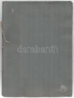 Galambos Margit (?-?), működött 1920-30 körül: Portfolio 3 db mappában, össz. 36 db rajzzal. Ceruza,...