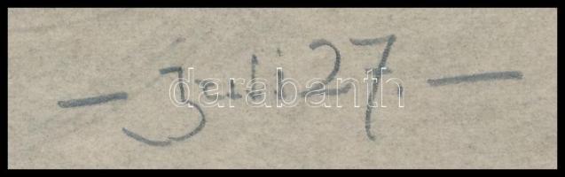 Galambos Margit (?-?), működött 1920-30 körül, kétoldalas mű: Art deco női alak. Ceruza, papír, jelz...