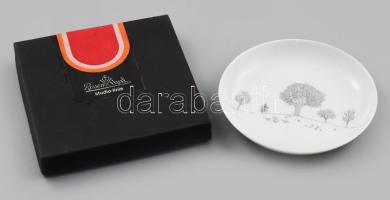 Rosenthal 1984 dísz tálka. Alkalmi kiadás. Matricás, jelzett, hibátlan 12 cm Dobozában