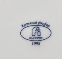 Teás csésze. Virág mintás. Matricás, jelzett, hibátlan